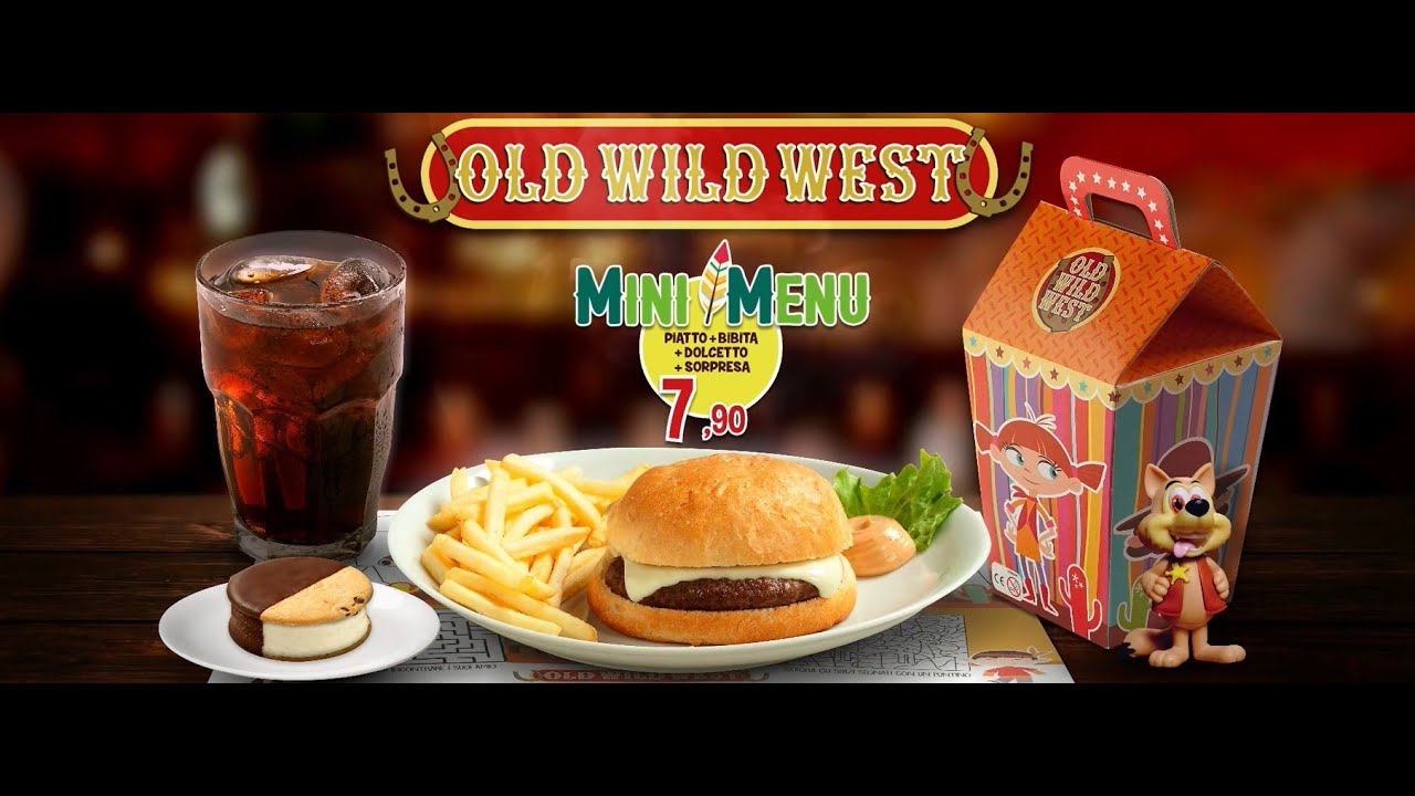Mini menu di Old Wild West - il mio ristorante preferito 🤠 