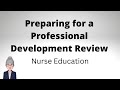 Professional Development Reviews for Nurses and Nursing Associates