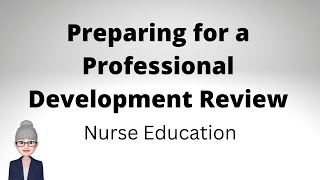 Professional Development Reviews for Nurses and Nursing Associates