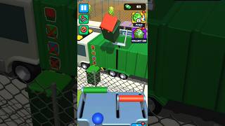 crazy garbage truck 🤬 3D city cleaner #short #gameplay screenshot 4