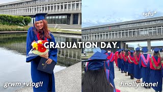 i graduated university *sfu* | reflecting on my uni experience + grwm + vlog