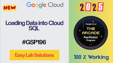 Loading Data into Cloud SQL | #GSP196 | #qwiklabs | #arcade