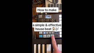 How to make a simple & effective house beat 🏠🎶 #shorts