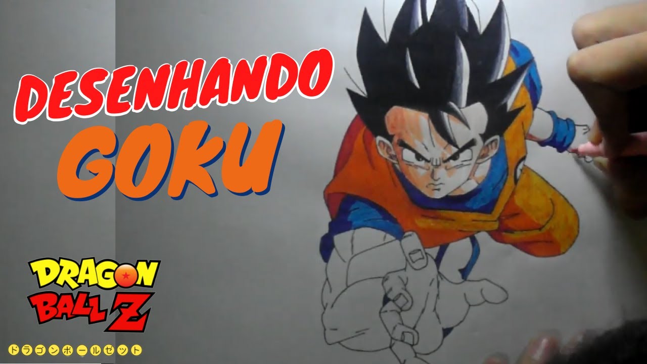 Como Desenhar Dragon Ball Z: Video e Moldes Mangá Anime, Passo a passo