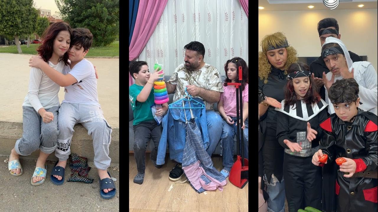 شوفوا كيف بعامل ابنه و كيف يعامل ابنته 😢 Look how he treats his daughter and how he treats his son