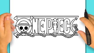 How to Draw the One Piece Logo | Step by Step Simple and Easy screenshot 3