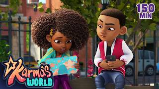 FULL EPISODES of Karma's World! | Mega Marathon | Friendship and Music | 2+ Hours | @karmasworld