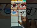MADARA EYES 😤🔥 #shorts #drawing #naruto