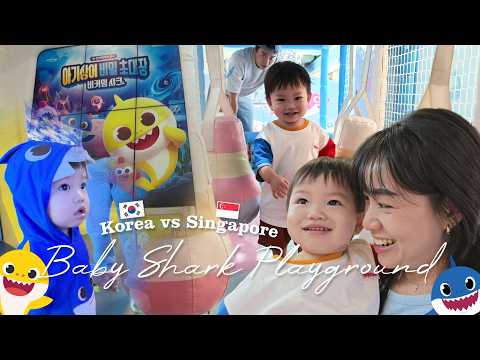 🦈I visited BABY SHARK in both countries so you don’t have to… 🇸🇬🇰🇷