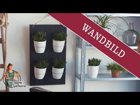 DIY Pflanzen-Wandbild
