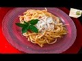 Receta de Espagueti rojo con jamón y crema a los niños les encanta
