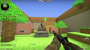 CSGO: Zombie Survival Mod - zm_Minecraft_v3 on RoW