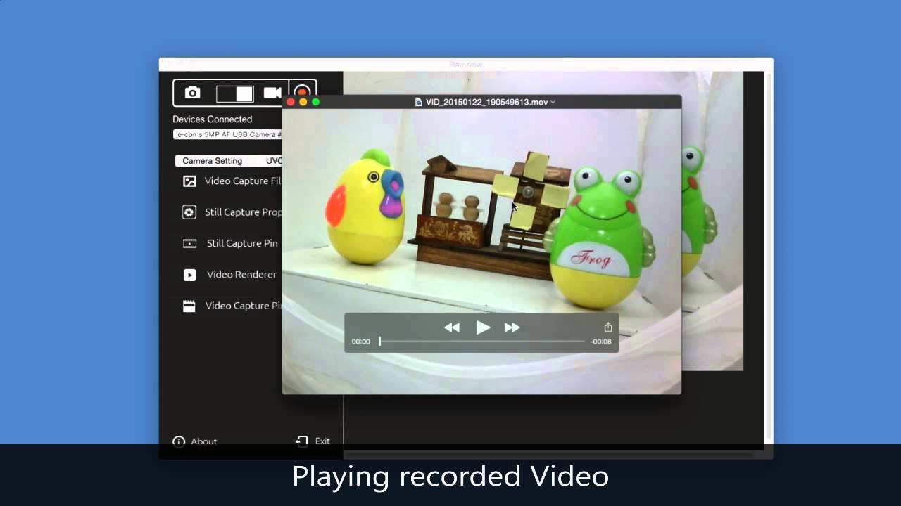 eCAM51_USB USB Camera on MAC OS v10 YouTube