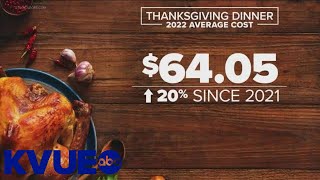 Inflation impacts price of traditional Thanksgiving meal | KVUE