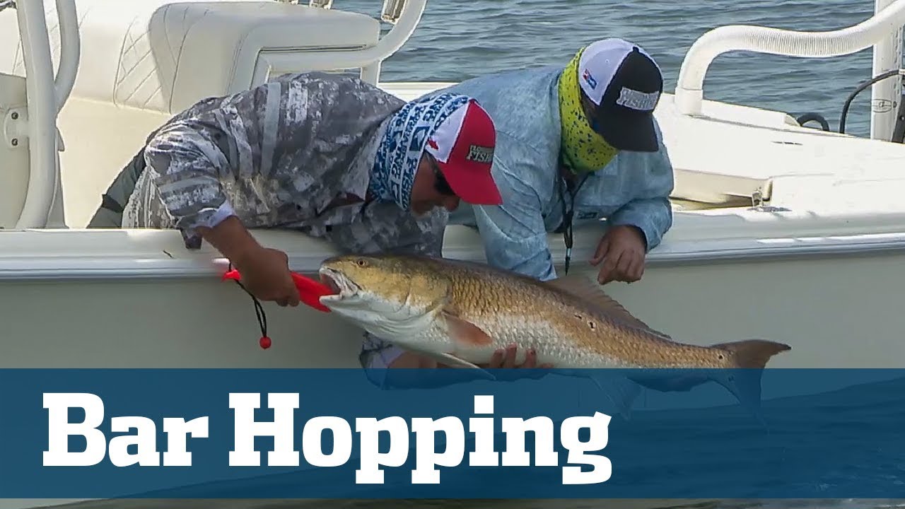 Redfish Gulf Coast Florida Sport Fishing TV Soaking Baits Catching Slob Redfish & Super
