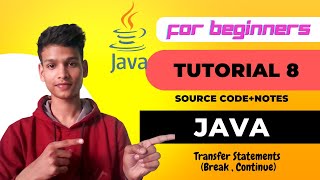 Transfer (break , continue) statements in java  || iterative Statements ||  hindi Tutorial 8