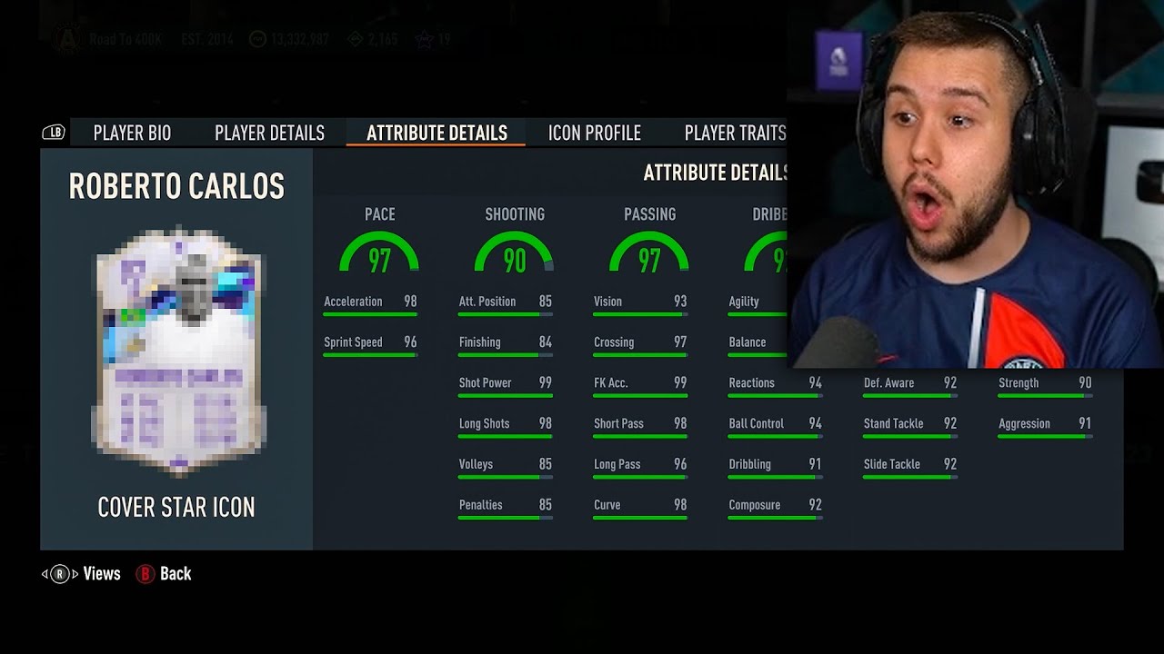 Auzio Reacts to NEW 96 Rodrygo & 97 Roberto Carlos SBC