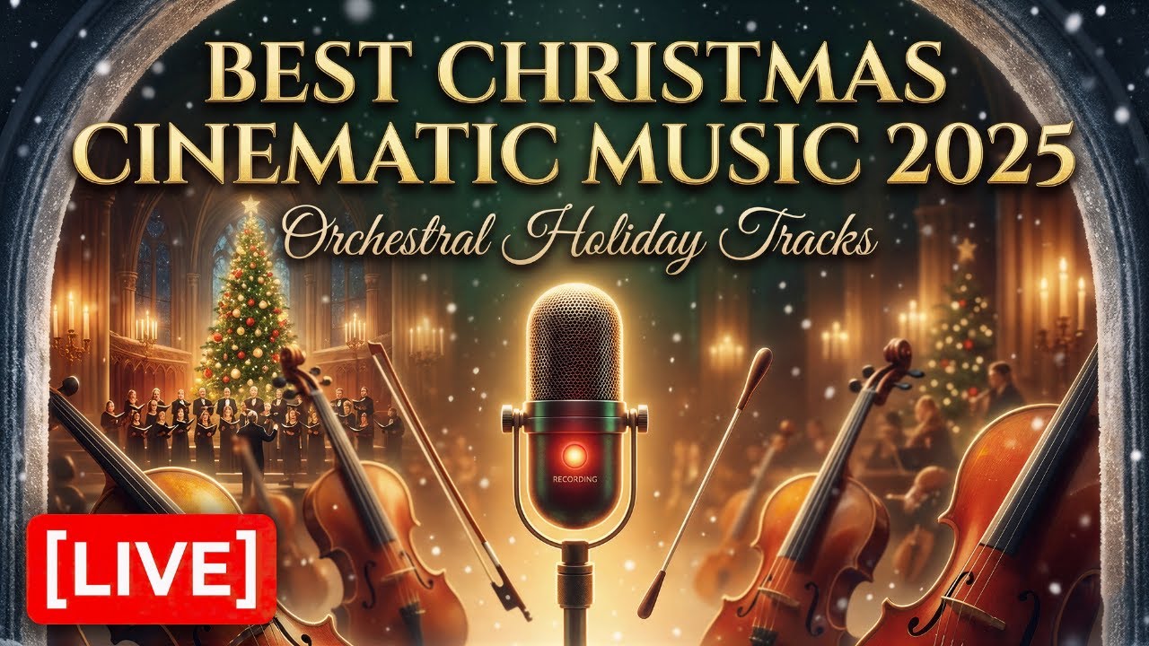 [LIVE] Best Christmas Cinematic Music 2025 - Orchestral Holiday Tracks ...