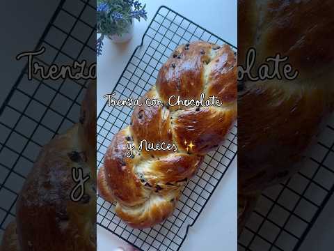 Trenza con Chocolate y Nueces ✨