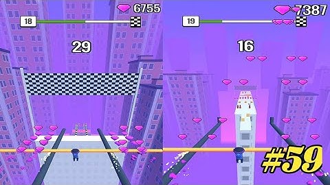 Roof Rails Game Play - All Levels Abdate News - iOS, Android Games #59