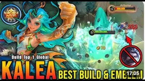 The Next OP Hero?! New Hero Kalea Best Build and Emblem!! - Build Top 1 Global Kalea ~ MLBB