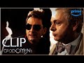 Aziraphale and Crowley Wall Scene | Good Omens | Prime Video