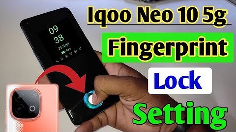 Iqoo Neo 10 5G fingerprint sensor | Iqoo Neo 10 in display fingerprint lock,Iqoo display fingerprint
