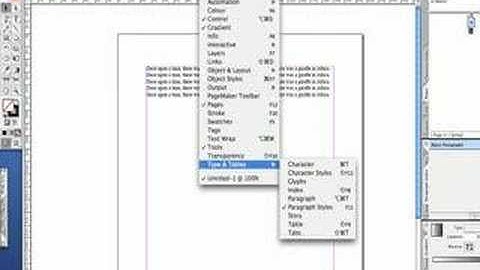 Drop Case in InDesign
