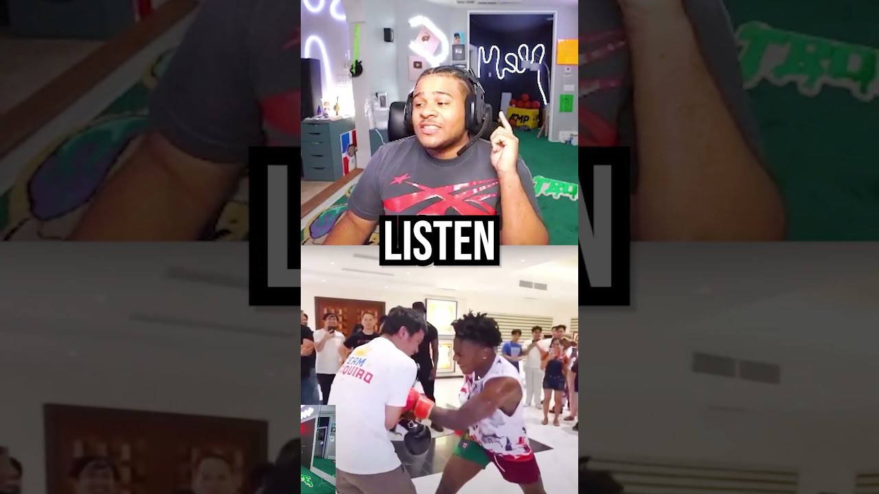 Fanum Reacts To Manny Pacquiao Boxing Speed 