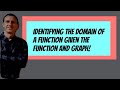 Find the Domain of a Function Given the Function and Graph! (Full Lesson)