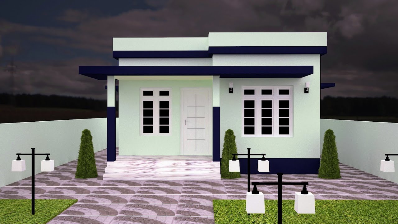 2bhk 570 Sqft Single Floor House Plan And Elevation YouTube 2bhk 570 Sqft Single Floor House Plan And Elevation YouTube