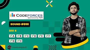 Codeforces Round 898 (Div. 4) || Editorial For Problem A,B,C,D,E,F,G,H