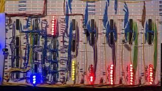 8-Bit Breadboard CPU (ALU, Flags, General Purpose Registers)