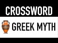 Crossword Puzzles with Answers #9 (10 Greek Myth Gods &amp; Goddesses  Trivia) | Word Games to Play