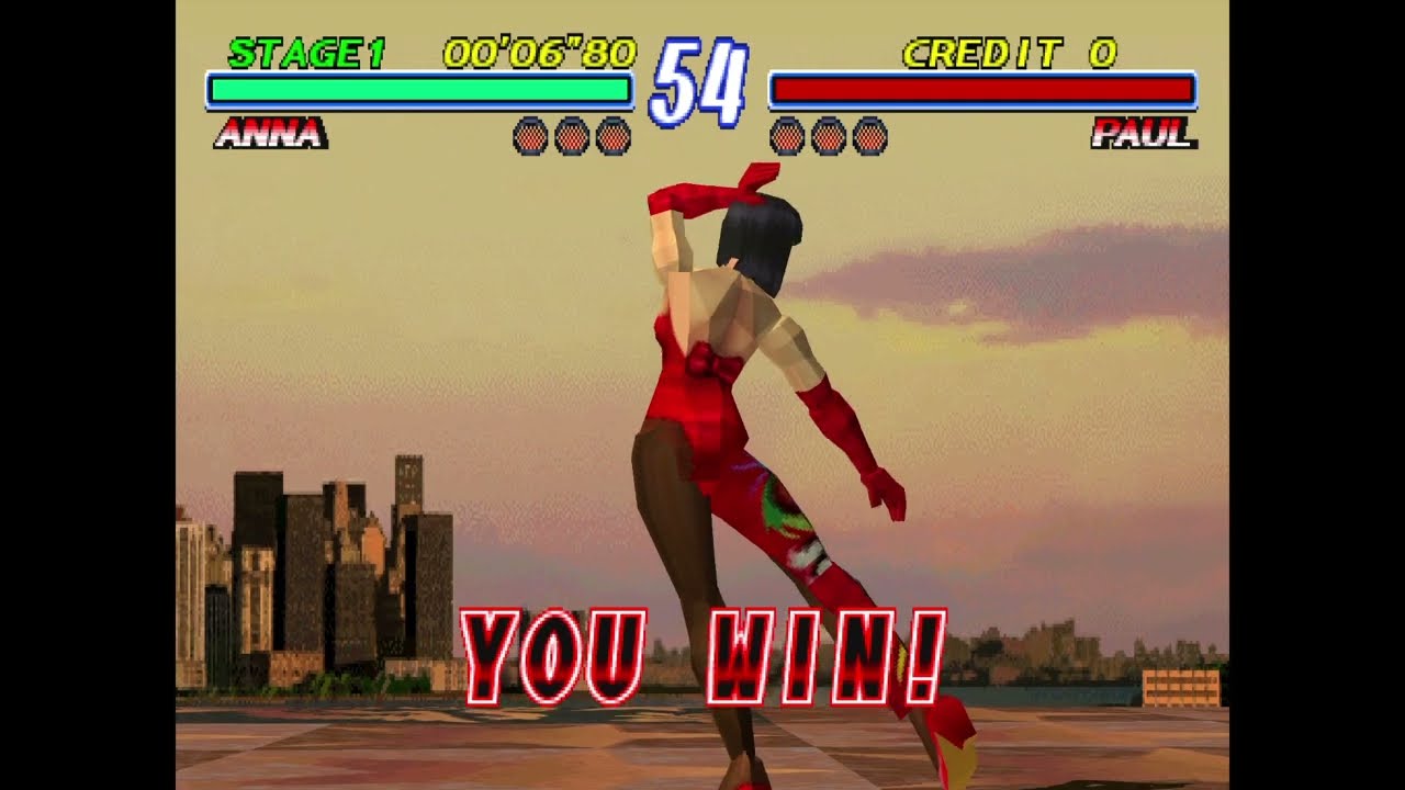 Tekken 2 (PS4) | Anna Williams Arcade Playthrough (08/05/2022)