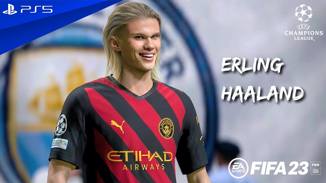 FIFA 23 - RB Leipzig vs. Man City - Champions League 2023 RO16 Full Match | PS5™ [4K60]