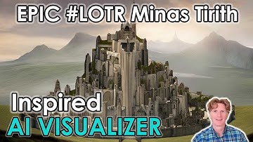 Minas Tirith Inspired Vectorworks AI Visualizer