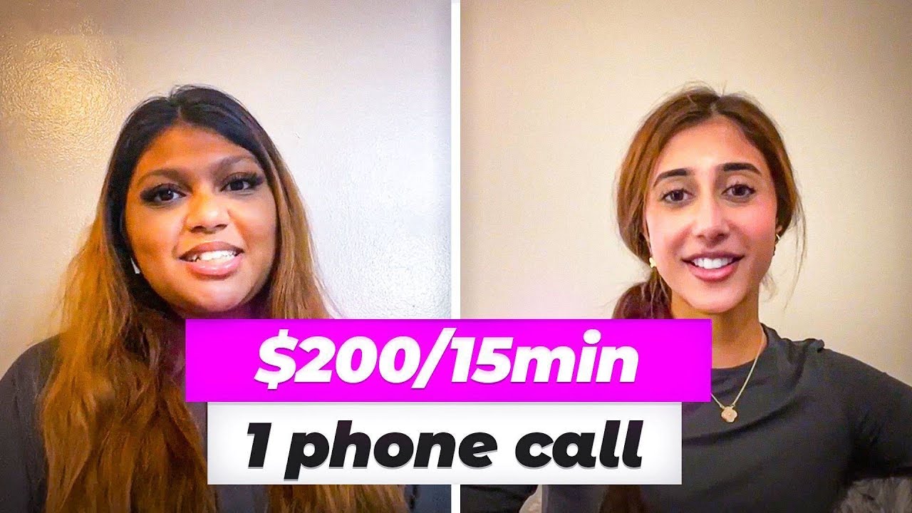 How Sanjana Makes $200 Taking 15-20 Minute Phone Calls (Appointment Setting)
