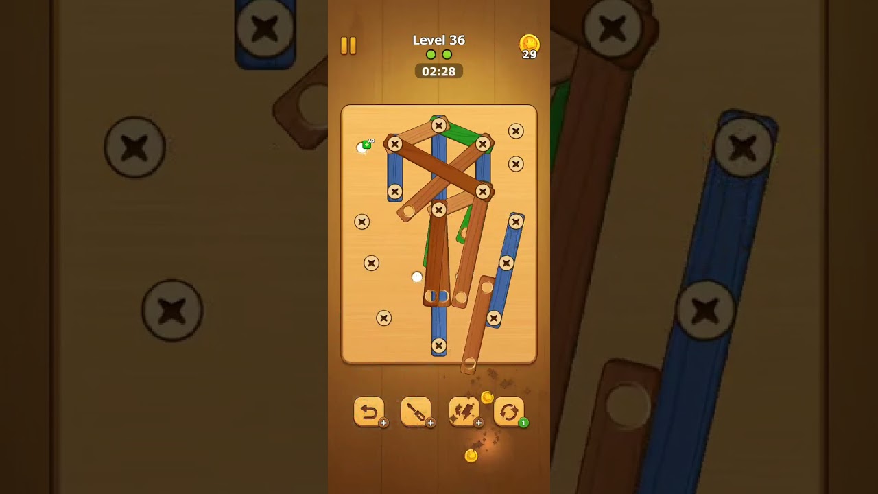 Screw Nuts Wood Bolts Level - 36 