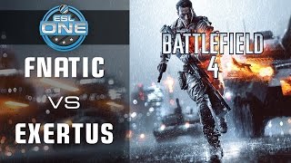 Fnatic Vs. Exertus - Group A - Finals - Esl One Summer 2014 - Battlefield 4