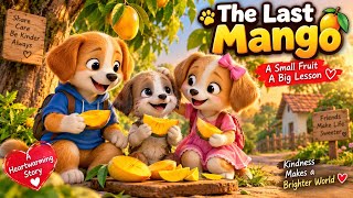 One Mango, Three Little Hearts 🥭❤️ | A Touching Puppy Story