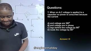 PART ONE: A-C CIRCUIT QUESTIONS AND ANSWERS 🔥  #fyp #utme #physics #tutors #science#school