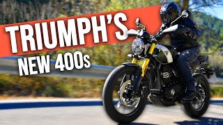 Triumph Speed 400 and Scrambler 400 X Review: The Best A2 Bikes Around? by Visordown Motorcycle Videos 22,566 views 3 months ago 12 minutes