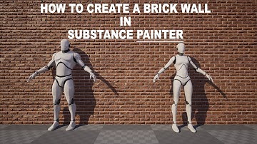 How to create a Brick Wall texture in Substance Painter for Unreal Engine