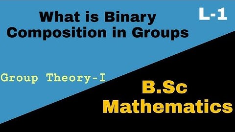 Group Theory-I | Binary Composition | Abstract Algebra | L1 || Aasan Mathematics Siksha