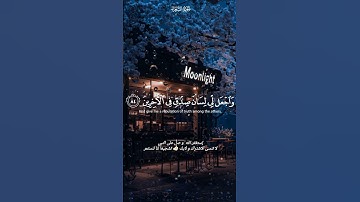 اكتب شيء تؤجر عليه ❤😴 آيات عظيمة تهز القلوب 🎧 تلاوة خاشعة سورة الشعراء Quran إسلام صبحي