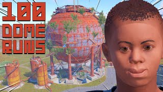 Loot from 100 Dome runs in Rust