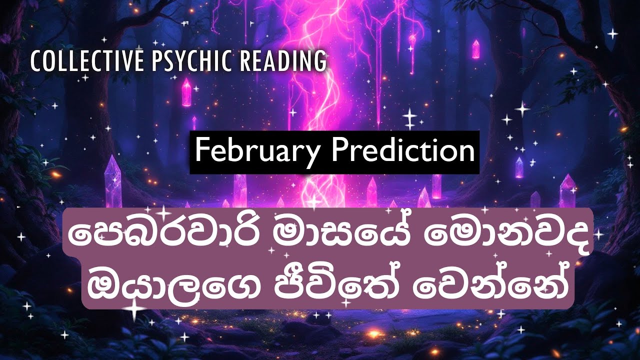 පෙබරවාරි මාසයේ මොනවද ඔයාලගෙ ජීවිතේ වෙන්නේ🧿 |Life/ Career /Education /Love| Psychic Tarot Reading💜