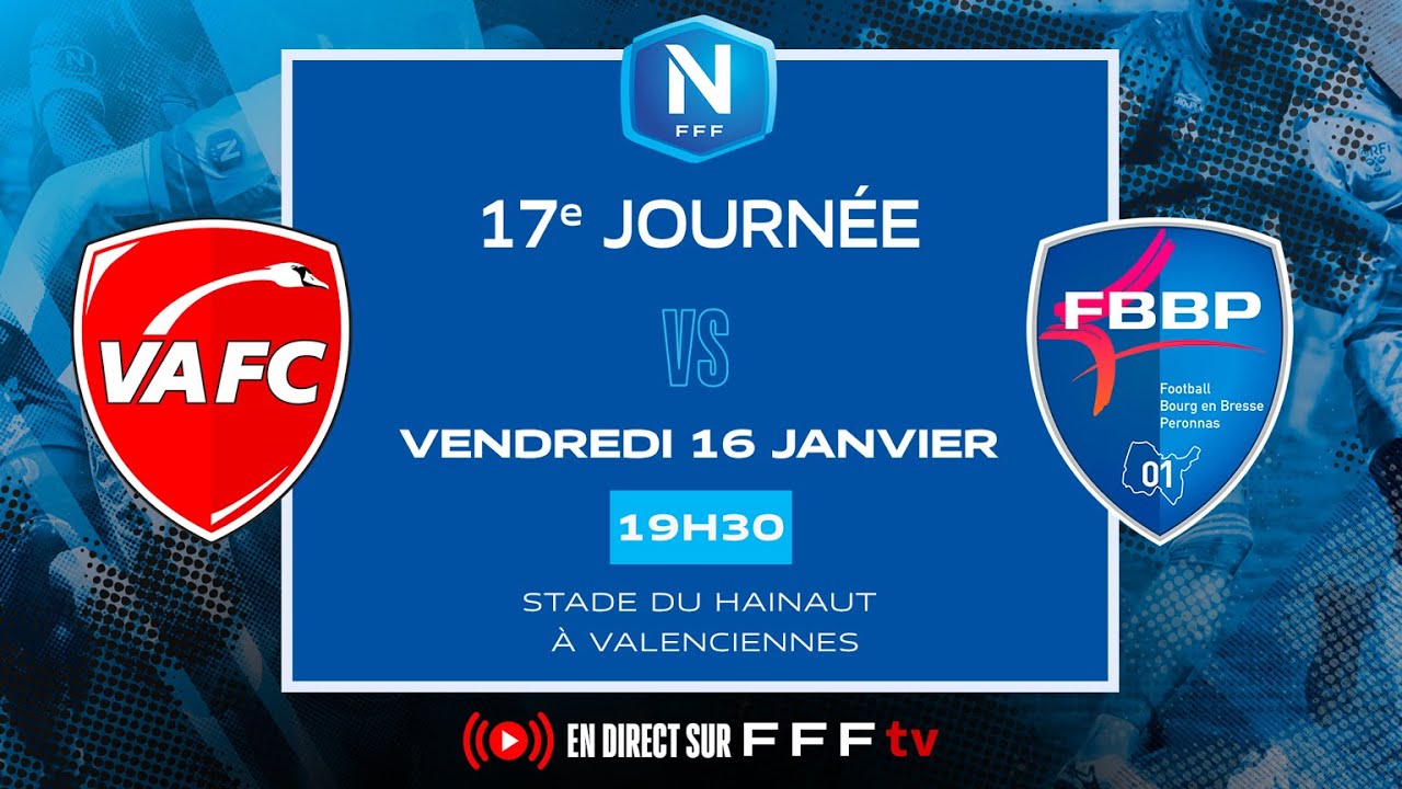 J17 I Valenciennes FC – FBBP01 (3-1) I National FFF 2025-2026