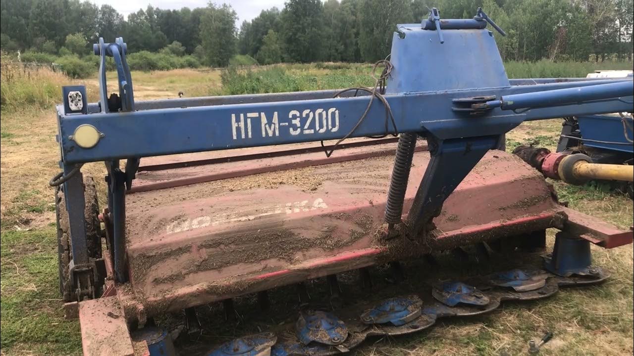 Прицепная косилка с вспушивателем. Захват 3.2м. Какие ножи брать не ...